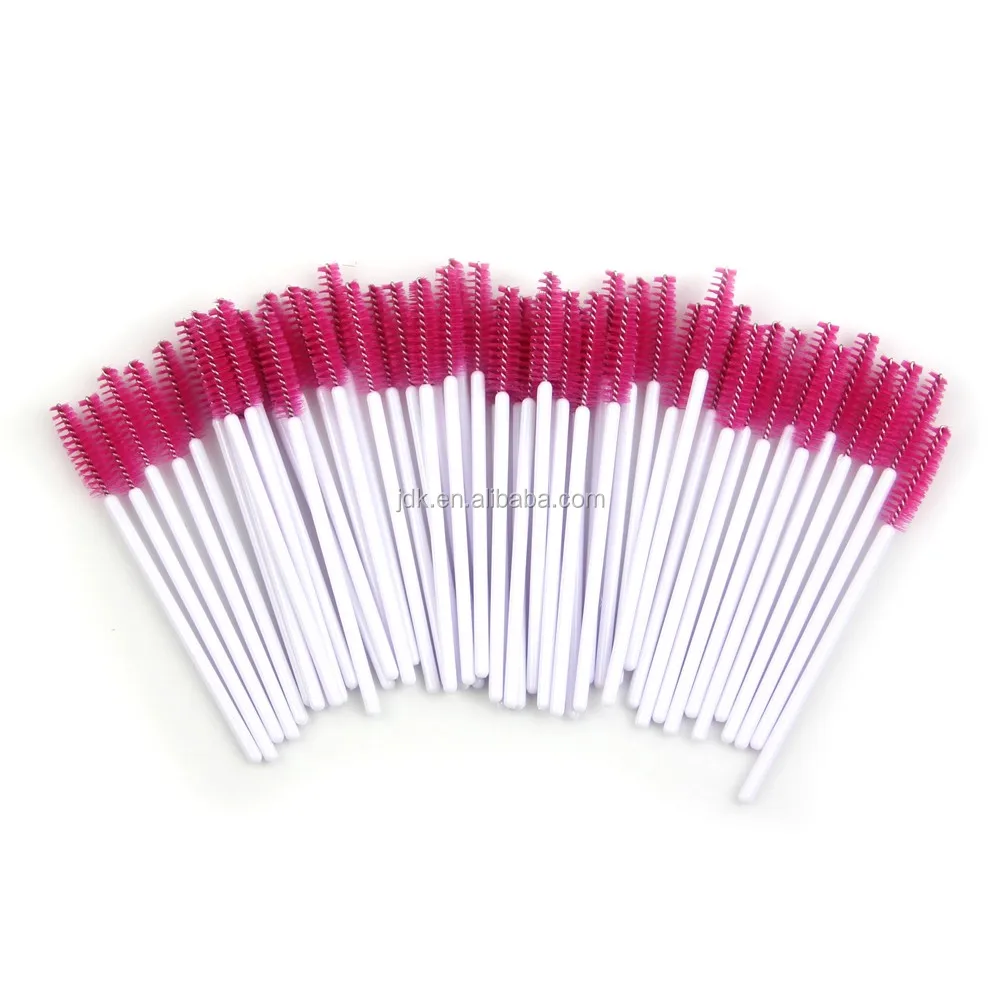 50 pcs/pack  disposable eyelash brush mascara applicator wand brush eyelash comb brushes cosmetic makeup tool