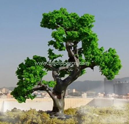 Artificial miniature architectural&train scale model trees