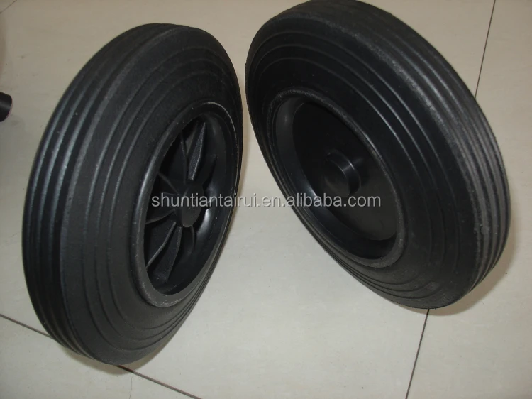 
200mm hard rubber wheel for garbage cart 