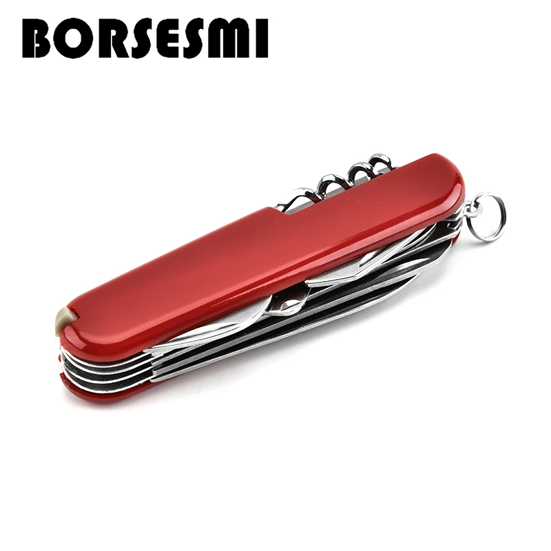 Top Latest Multi function survival knife set with keychain stainless steel pocket knives kit portable knife pocket clip