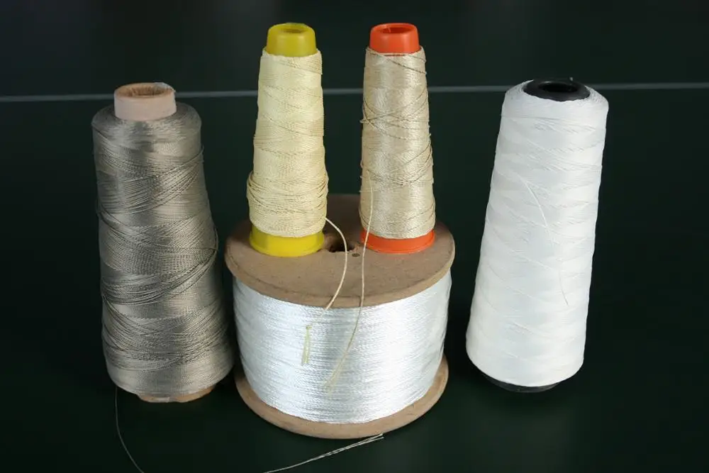 
Fireproof gasket rope seal Fireproof Sewing Thread PTFE Coated Fiberglass Sewing Thread 