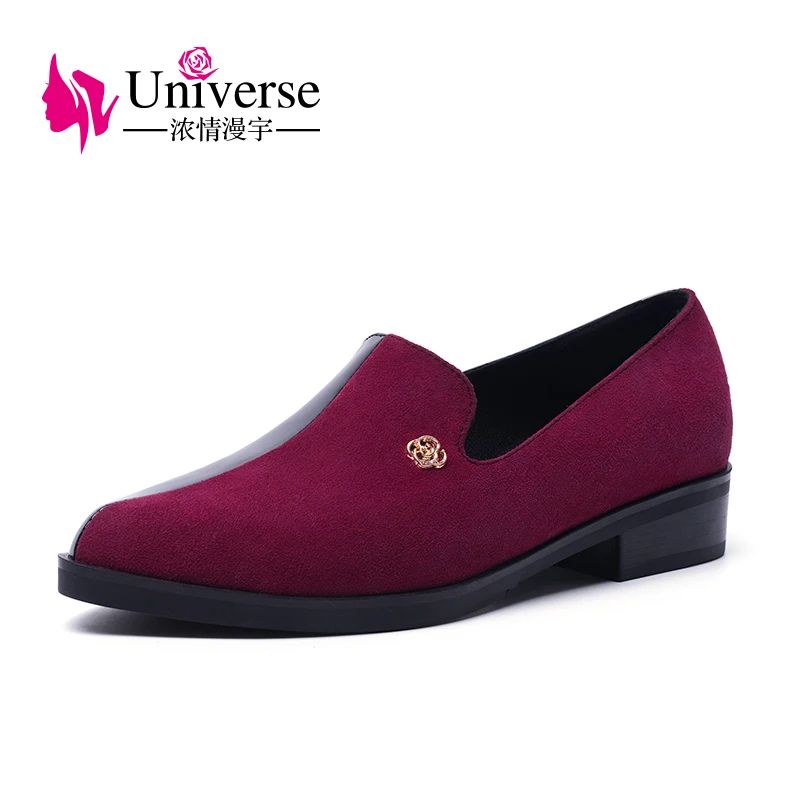 Factory Ladies Flat Pictures Casual Leather Women Designer Shoes