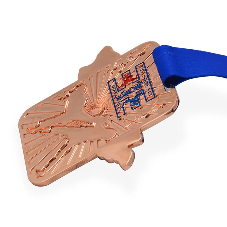 2018 идет Блестящий медным покрытием сувенир taeknowdo Россия медаль