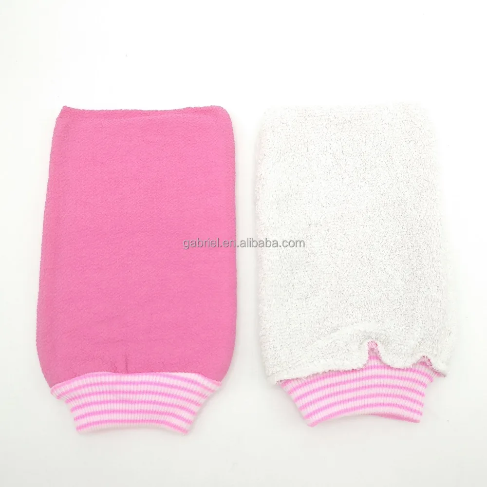 Direct Factory High Quality body scrubber exfoliating bath mitts bath gloves