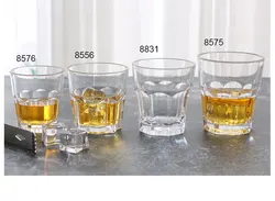 4.5oz PC Clear rock glass plastic tumbler 125ml cocktail beer plastic cup