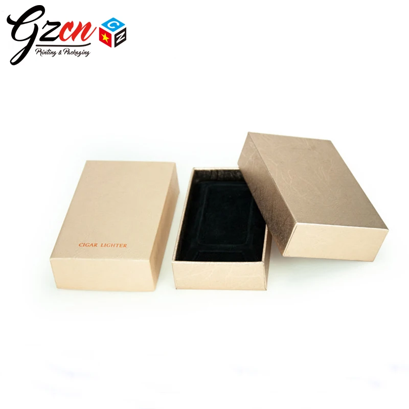 custom quality zippo packing with insert paper gift box