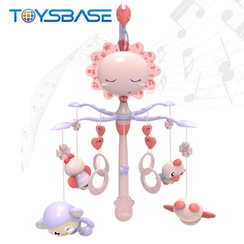Flower Valley Appease Hanging Musical Bell Toy Baby Mobile Bed