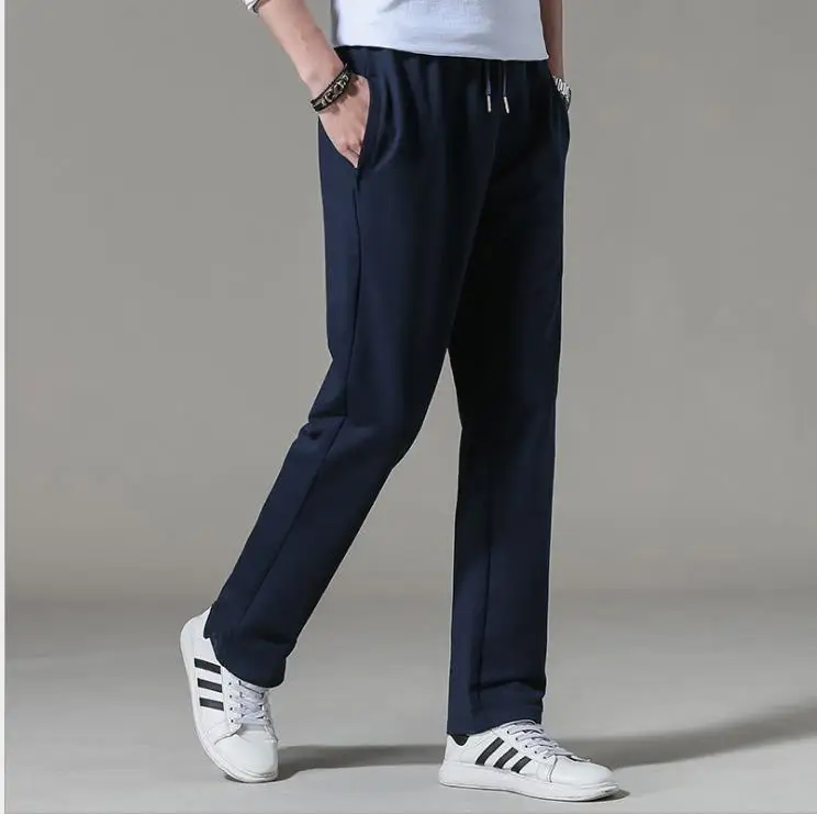 PS02 студенческие мужские спортивные расслабляющие мягкие брюки lea sure с поясом на талии со шнурком для оптовой продажи
