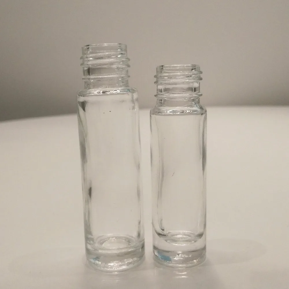 Multi Types Cosmetic Perfume Packaging 5ml 8ml 10ml Empty Frosted Roll On Glass Bottle With Lids