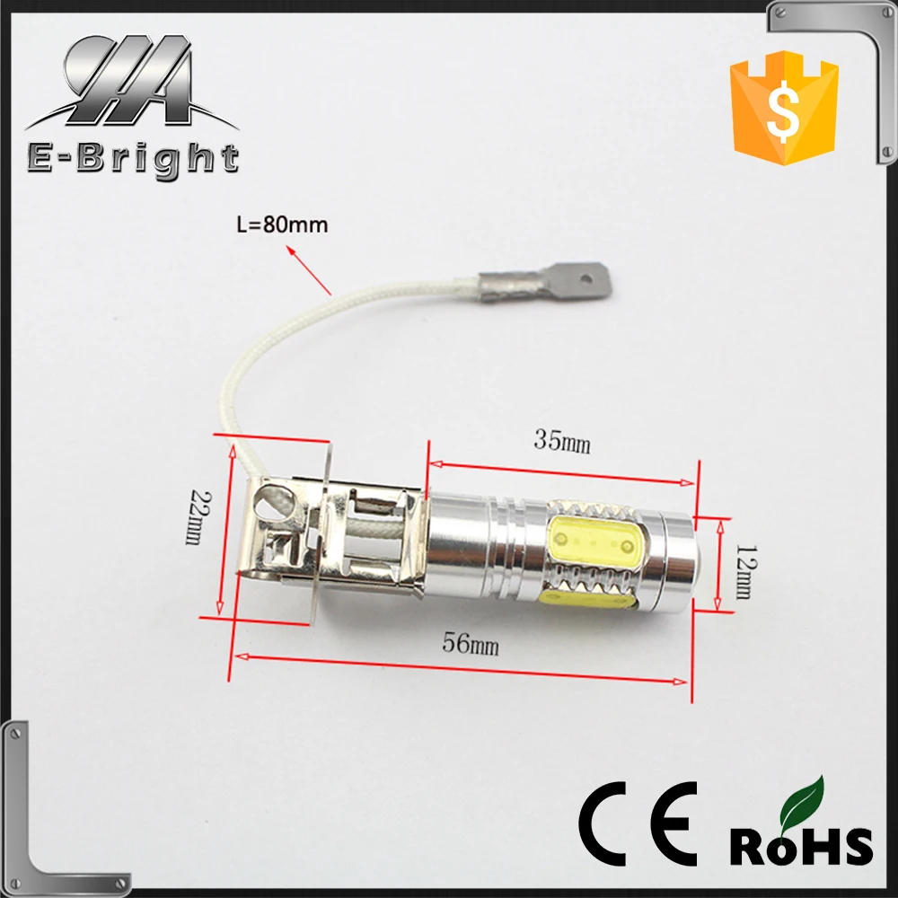 Автомобилей Автомобиля Белый SMD LED H3 День Идущий Противотуманная Фара Лампа 7.5 Вт
