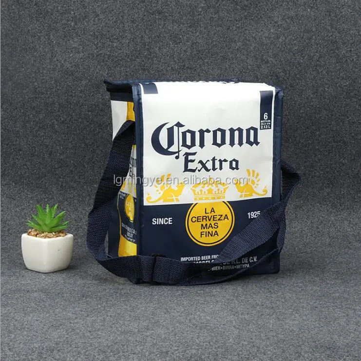 Hot sale picnic double compaetment bicycle insulated lunch cooler bag