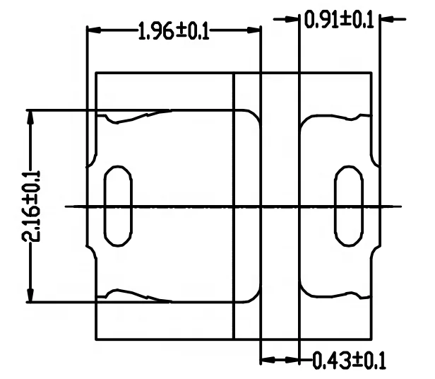 High Efficiency SMD 3030 0.5W 1W 120-130lm Sanan Chip LED