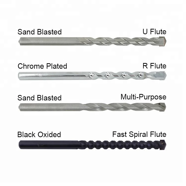 Flexible Shank Installer Masonry Drill Bits for Concrete Masonry Drilling