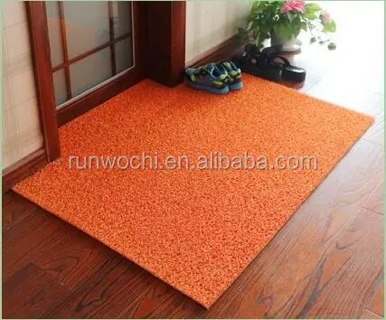 PVC coil entrance mat antislip foot cleaning mat customized available