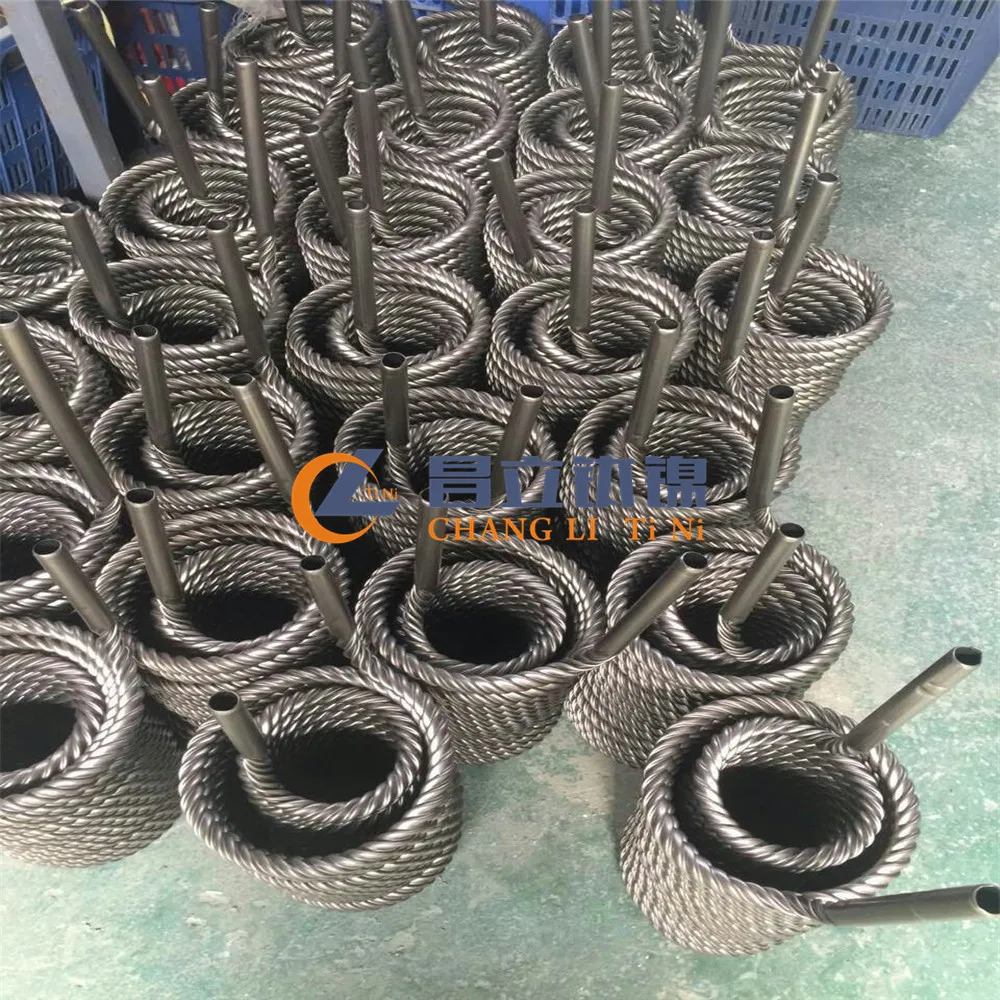 pure titanium coil pipe price