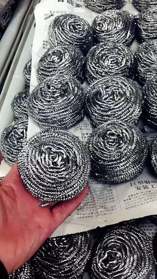 stainless steel scrubber,iron sponge,steel ball from manufacturer+8618315708563