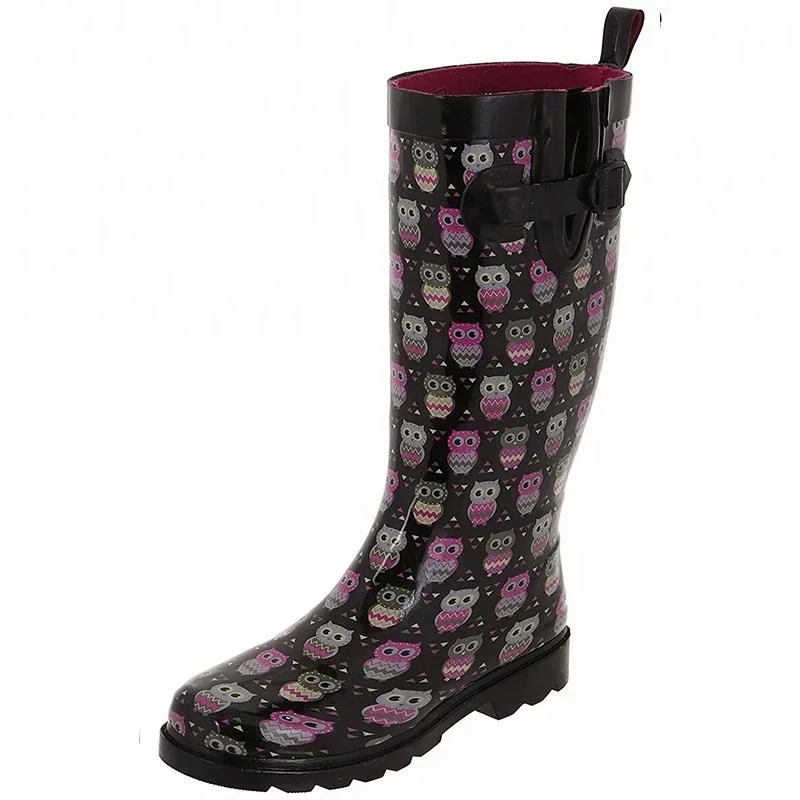 
Printed rubber rainboots , Rubber wellies , rubber boots from end manufacturer 