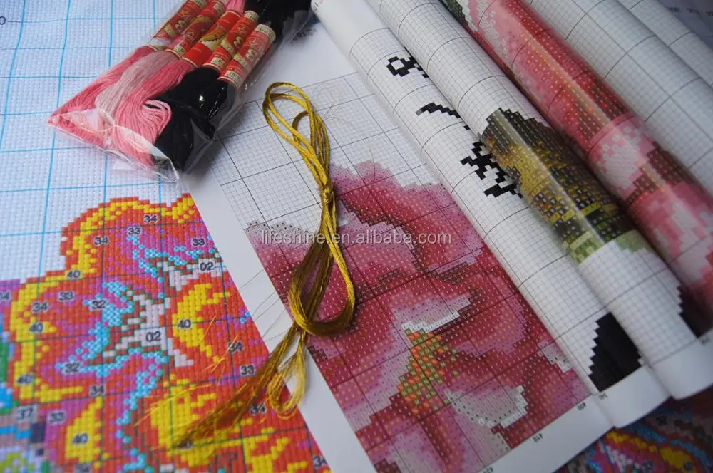 
Brand new horse cross stitch kit sets 11ct printed fabric for house decoration embroidery handicraft 