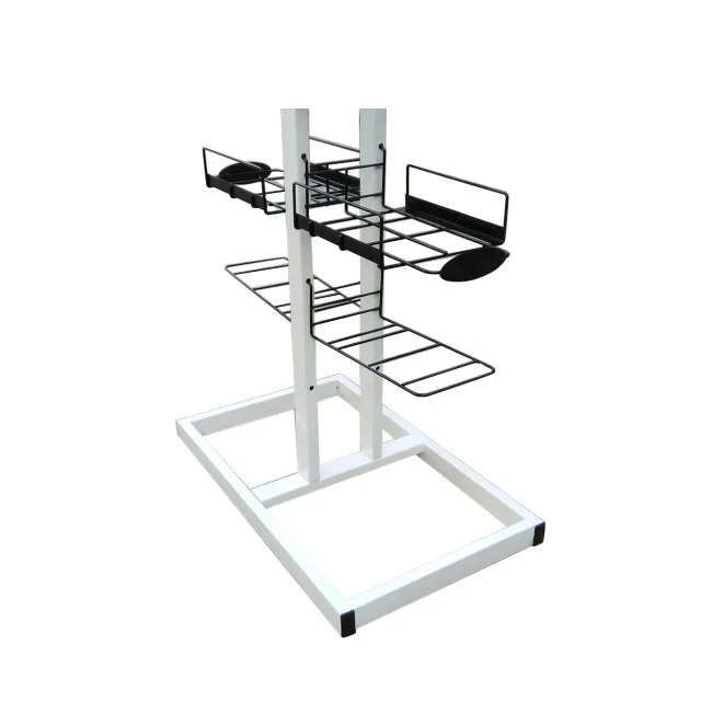 7 Tier Removable Helmet Display Stand Motorcycle Helmet Display Rack