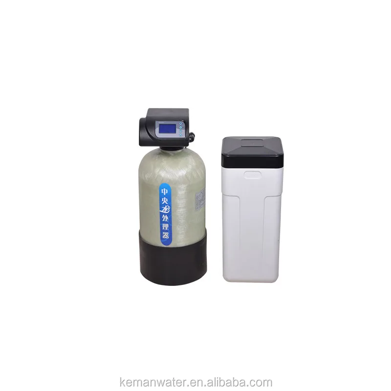 Hard water softener tank for water treatment equipment