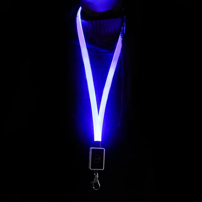 
American National Day Decoration Led Flashing Light Up Lanyard 