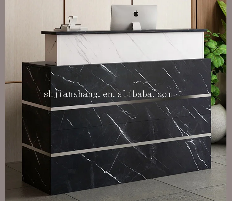 Cashier counter small simple modern supermarket convenience store corner cashier counter fashion front desk bar