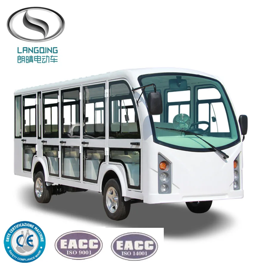 China made 14 seats electric city bus with CE certificate