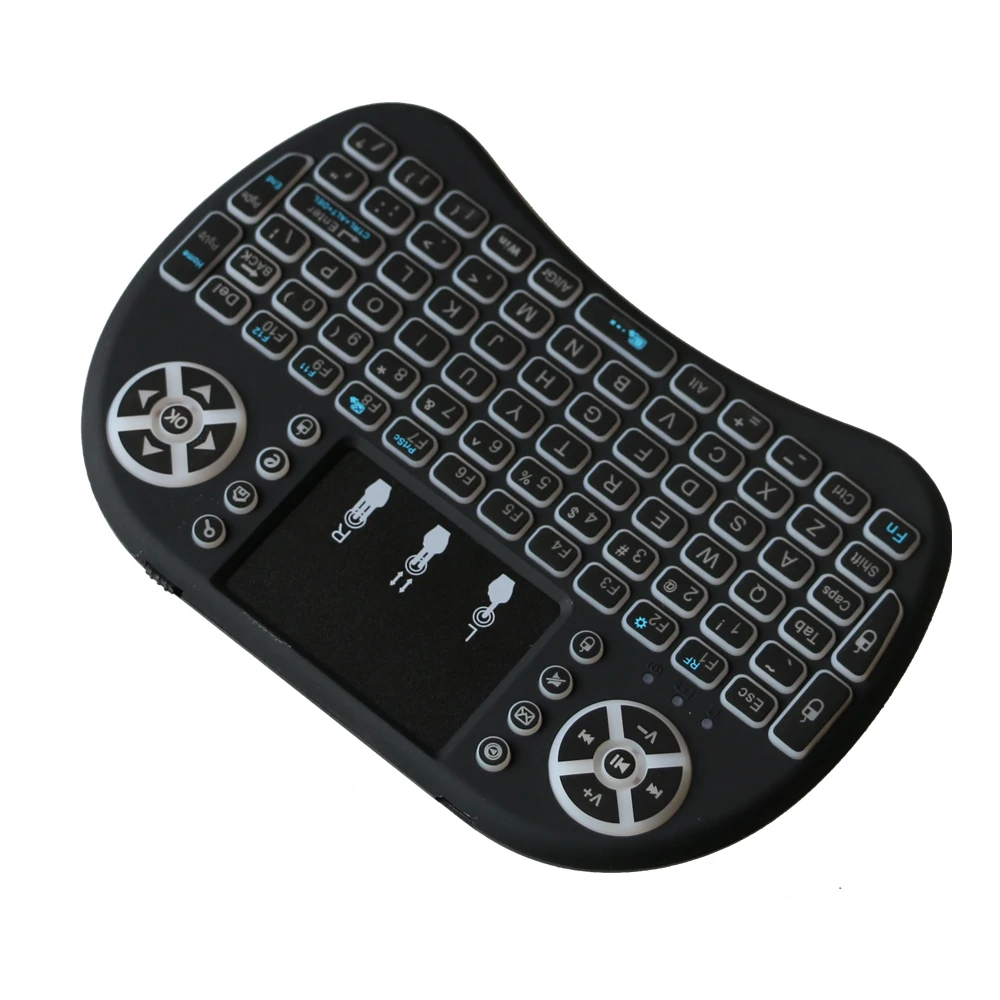 
Mini I8 with 3 color Wireless Gaming Keyboard Black Fly Mouse Remote Control Touchpad For Android Tv Box Pc Game Keyboard 