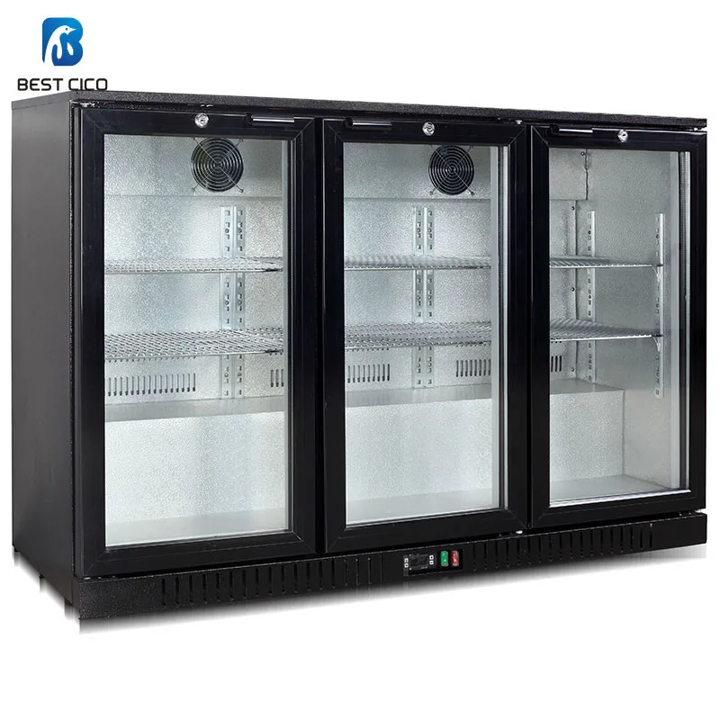 Sliding door Beer Chiller, Soft Drink Display Refrigerator, Cold Display Cabinet SC-318YF