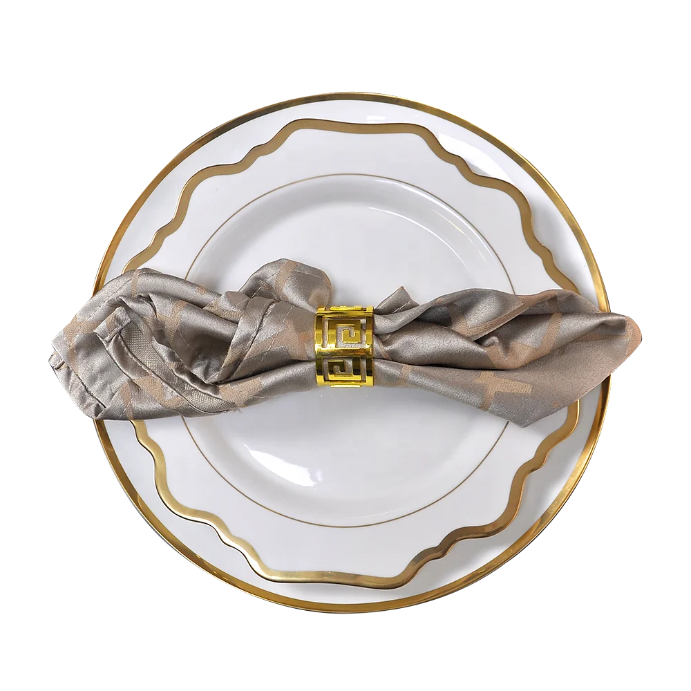 Cheap gold charger plates wholesale, base plates for weddings