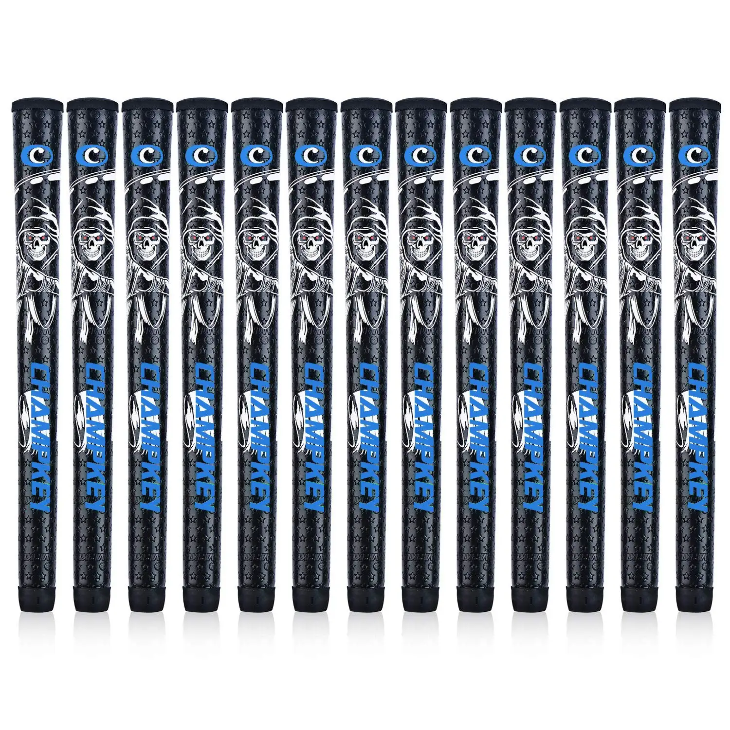 
NEW Champkey PU Leather Death Golf Club Grip Three Size Standard Midsize and Oversize Golf Grips 