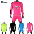 New Arrivals Kids Long Sleeve Soccer Jerseys Sets Custom 2016 2017 Men Professional Training Football Jerseys