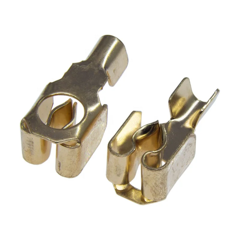 Шина с разъемом, лист с медными пружинами, латунный контактный разъем