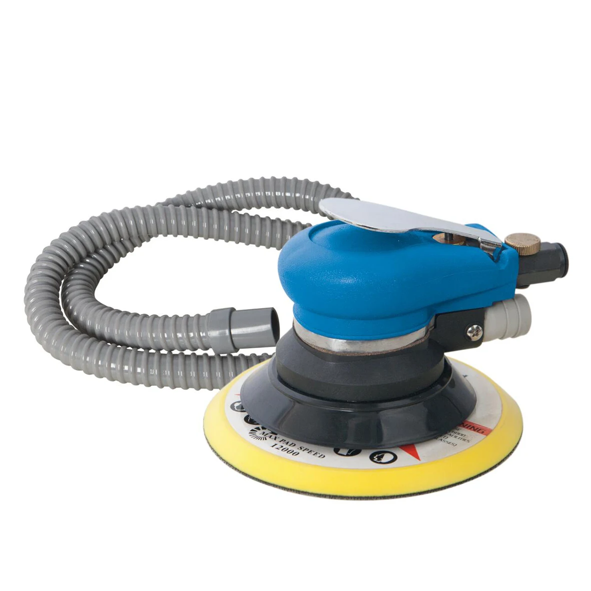 FIXTEC 6' Air Tools Random Orbit Air Sander Pneumatic Sanders for Wood/Metal/Fiberglass