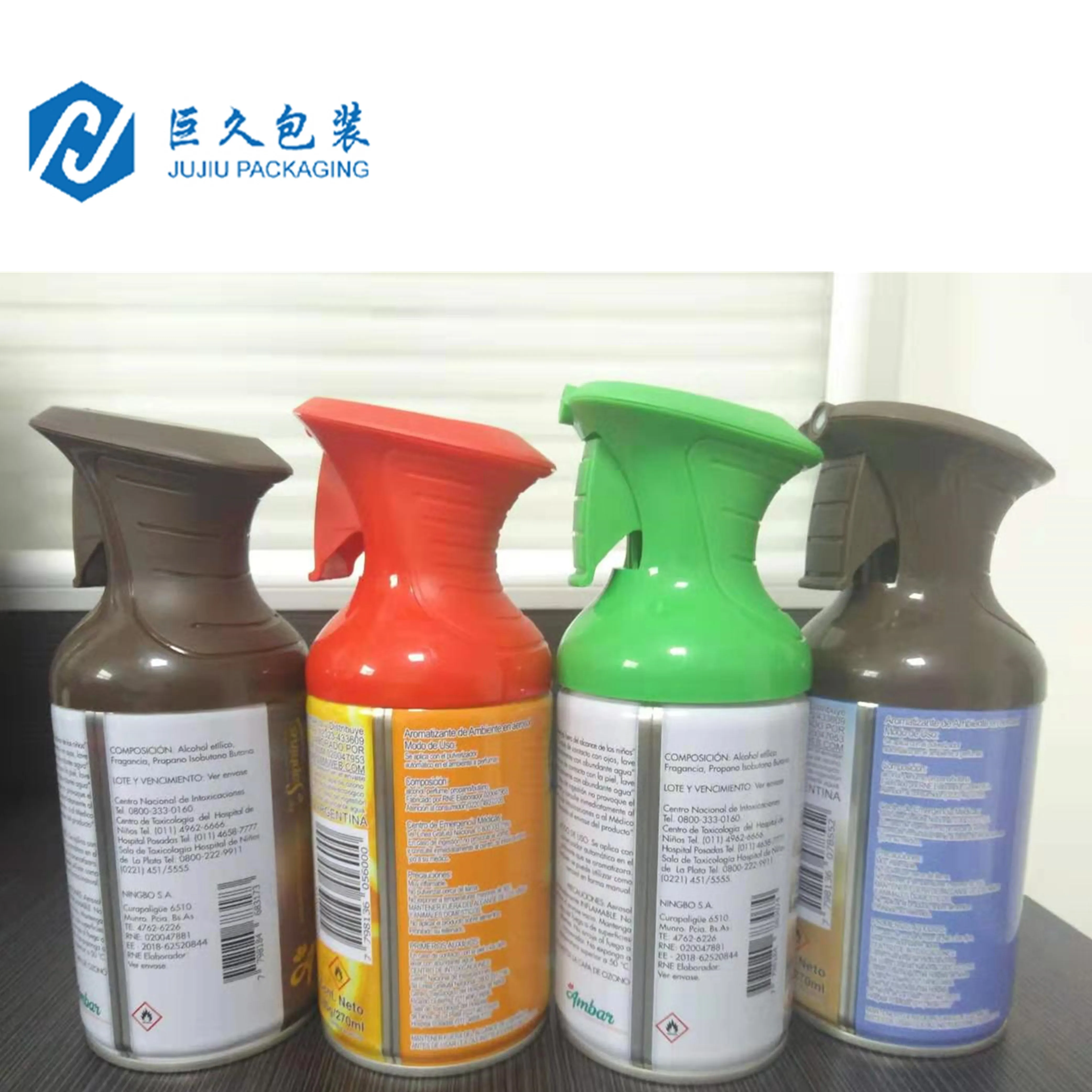 Variety Scents Automatic air freshener Refills Cans 300ml Spray Aerosol plastic cap valve