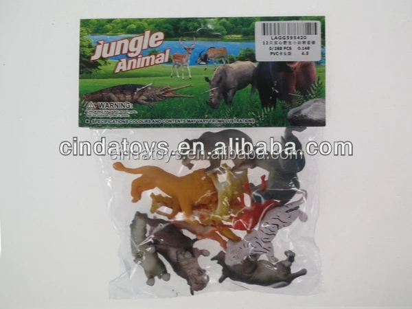 cheap zoo animal jungle carnivorous animals pvc kids toys wild animal