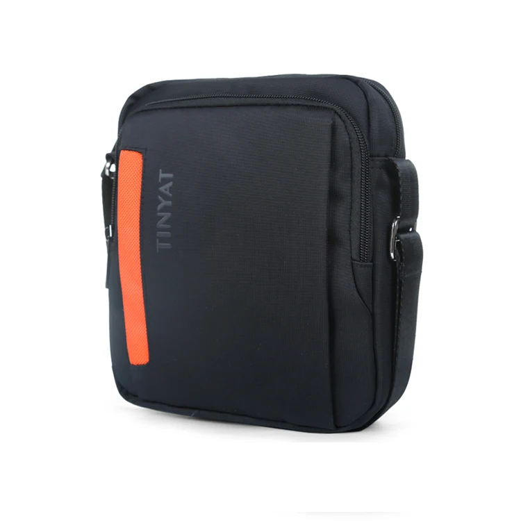 TINYAT Crossbody Durable Shoulder Bag Pocket Messenger Nylon Travel Purse