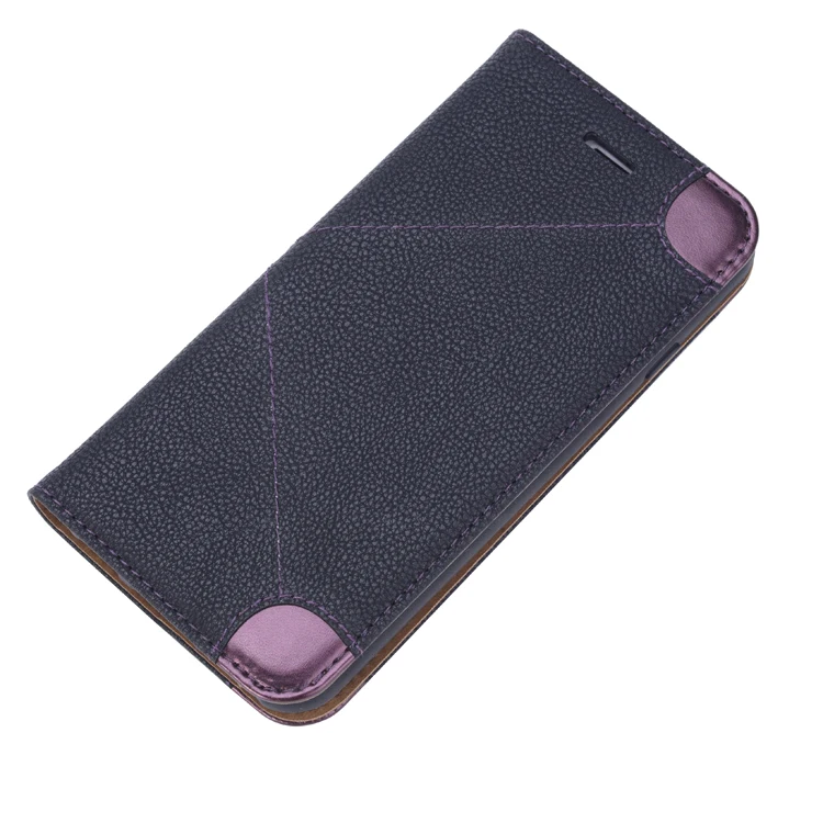 Honeydew melon pattern Rfid Blocking Carbon Fiber case pu leather flip cover for iPhone 7