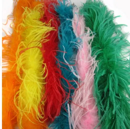 
turkey feather trim for decoration ostrich Feathers boa ostrich wedding decoration feather Wholesale price factory 