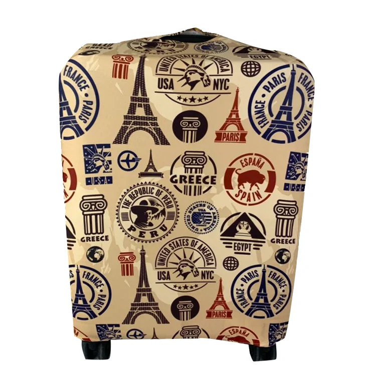 
Factory Wholesale High Quality Elastic fabric Luggage Cover Protective Suitcase Cover 