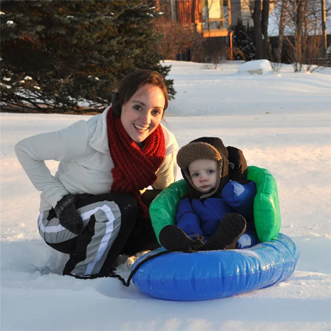 
high quality PVC inflatable snow tube, inflatable snow sled for sale 
