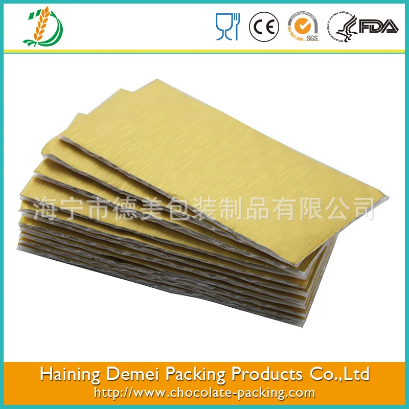 
Chocolate packing paper. Shock of paper,chocolate paper pad 