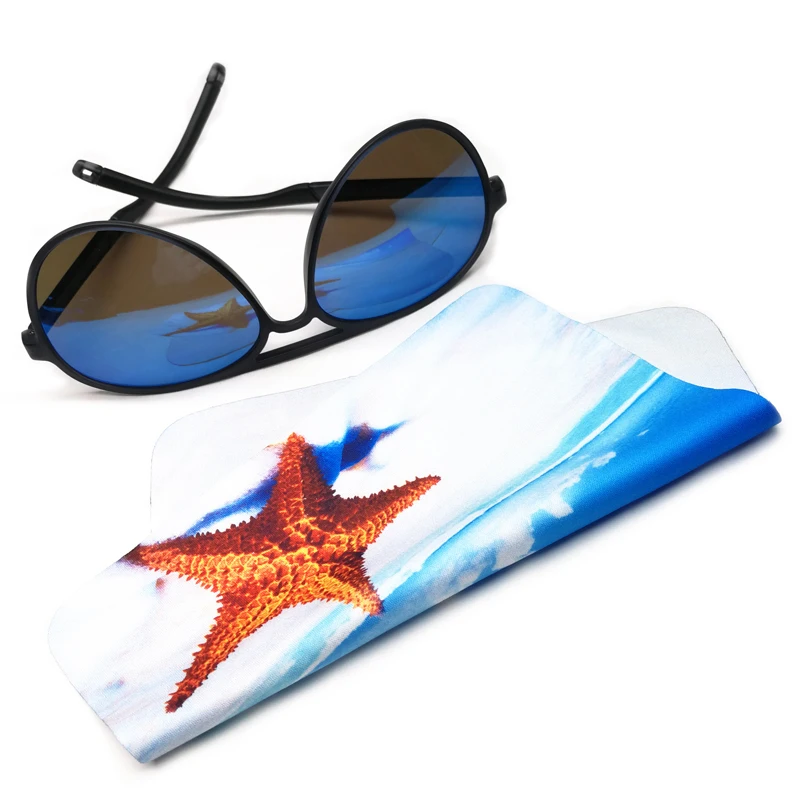 Custom Microfiber Optical Glasses Wiping Cleaning Cloth