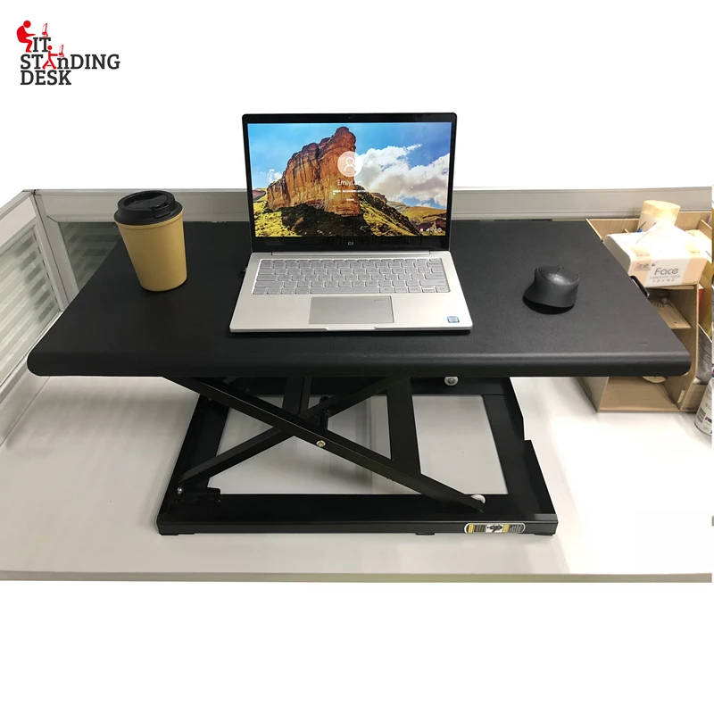 STARSDOVE Stand Up Adjustable Standing Computer Desk for Computer Table Riser Office