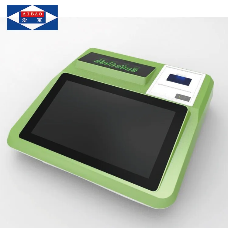 10.1inch smart android pos terminal with printer