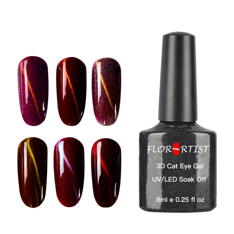 Gel Nail polish Beautiful Cat Eye Colors New Products Odorless 3 Steps Gel Color Without Crack