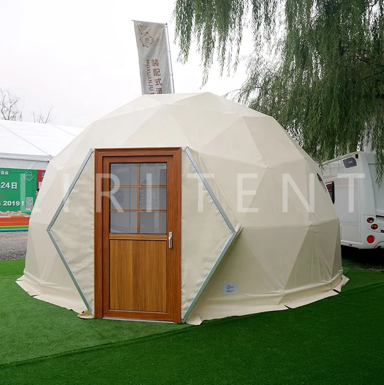 New Waterproof Half Dome Five Star Luxury Hotel Resort Dome Glamping Tent Factory Price