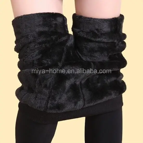 Женские теплые зимние брюки, теплые леггинсы с подкладкой из бархата, вязаные эластичные плотные облегающие брюки