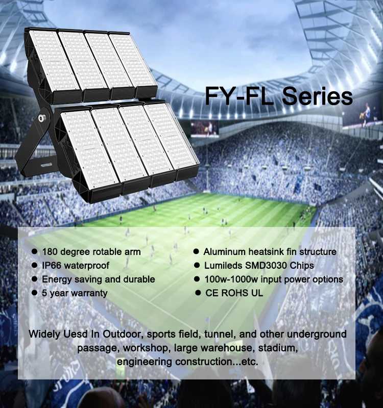 Освещение для спортивной зоны, освещение для внутреннего теннисного корта, футбольного стадиона