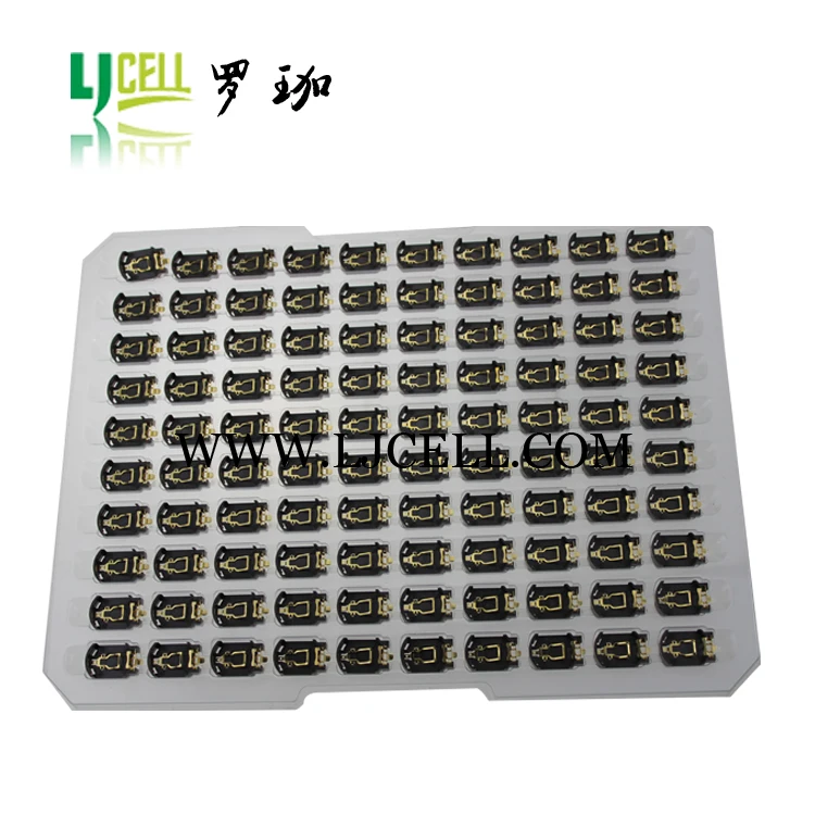 BS-2032-8 plastic 3V CR2032 battery holder SMT SMD battery holder